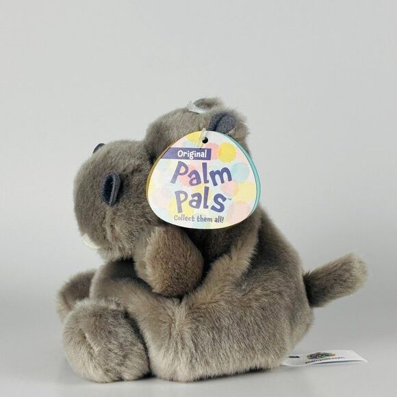 Aurora World Plush - Palm Pals - Hunk Hippo (5 inch) - Stuffed Plush Animal - Picture 2 of 6